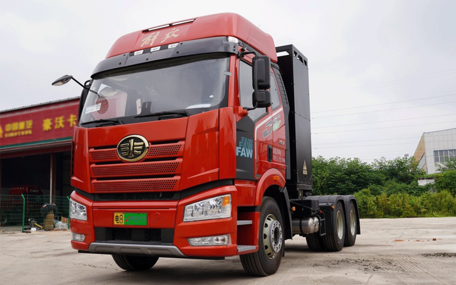 一汽解放J6P換電牽引車