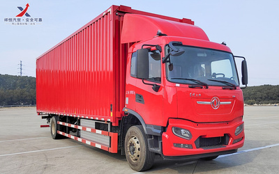 东风天锦纯电新能源飞翼车