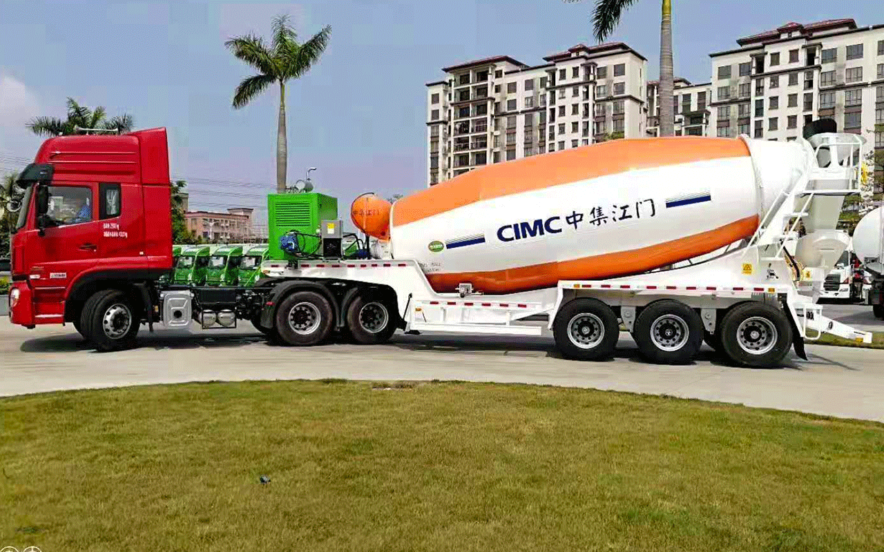 混凝土搅拌车挂车