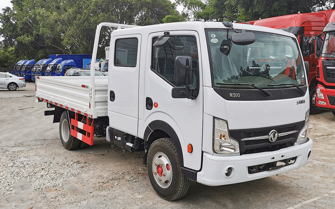 凯普特双排3米蓝牌栏板车