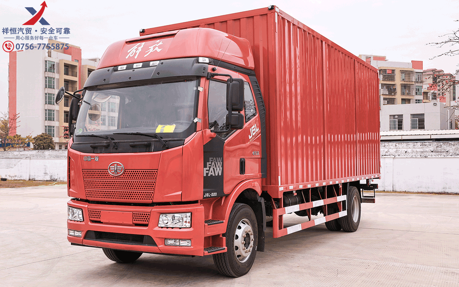 一汽本部原厂解放J6L高顶双卧四缸6.8米厢式车