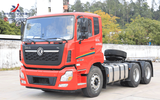 东风天龙国六465马力平顶牵引车