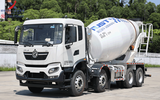 天锦KR轻量化前四后八12方混凝土搅拌车