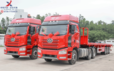 一汽本部解放J6P高顶大排半460马力6*4牵引车（孖拖）