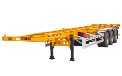 3轴40尺危险品罐箱运输半挂车